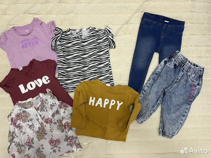 Вещи пакетом на девочку