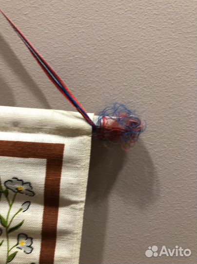 Настенный календарь из ткани 1987