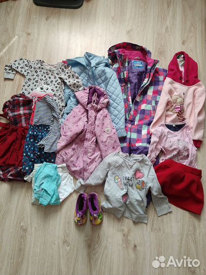 Вещи пакетом на девочку 3-4 года