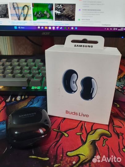 Беспроводные наушники samsung galaxy buds live