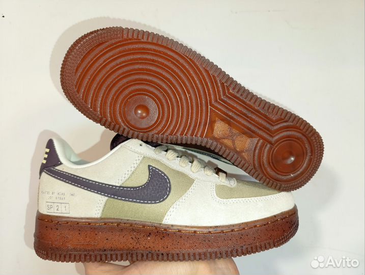 Кроссовки Nike Air Force 1 Low Coffee