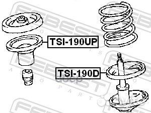 Проставка пружины верхняя TSI190UP Febest