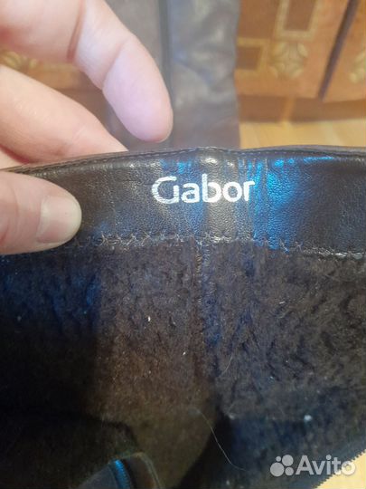 Сапоги зимние Gabor натуральная кожа 38 р