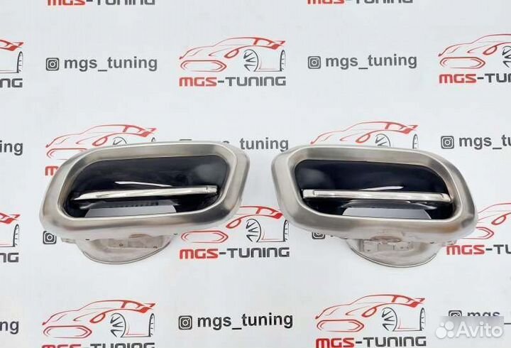 Насадки на выхлоп Maybach хром Mercedes GLS X167