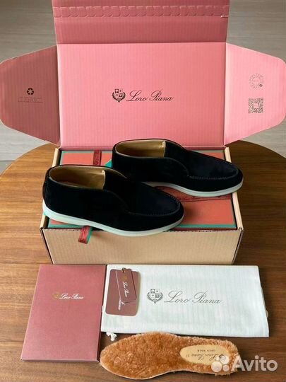 Лоферы Loro piana высокие женские