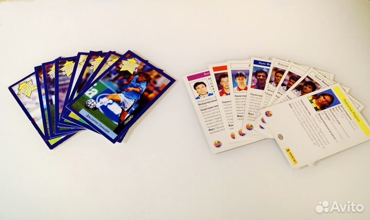 Коллекция карточек «panini Звезды футбола 1996»