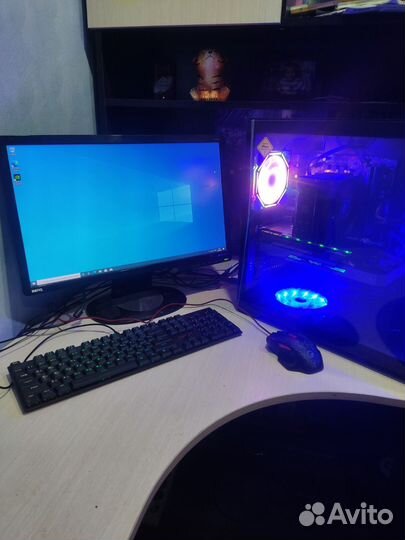 Игровой пк с монитором