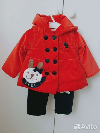 Костюм тройка для девочки 74