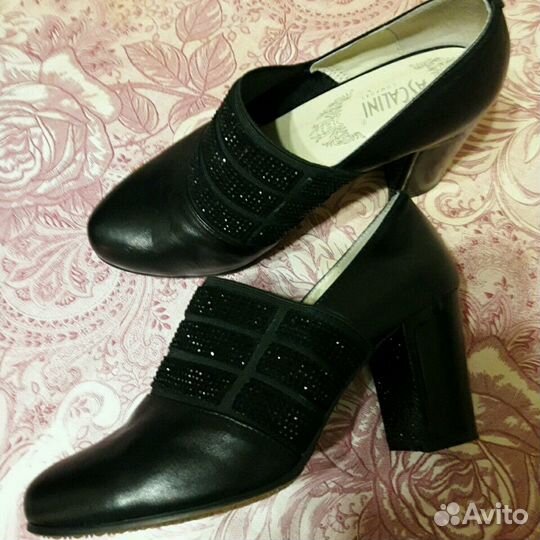 Туфли кожаные