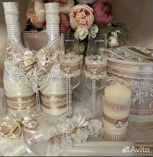Свадебный набор готовый 6 предметов