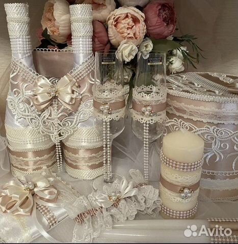 Свадебный набор готовый 6 предметов