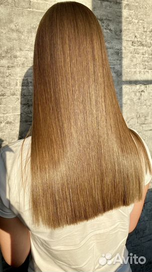 Кератиновое выпрямление