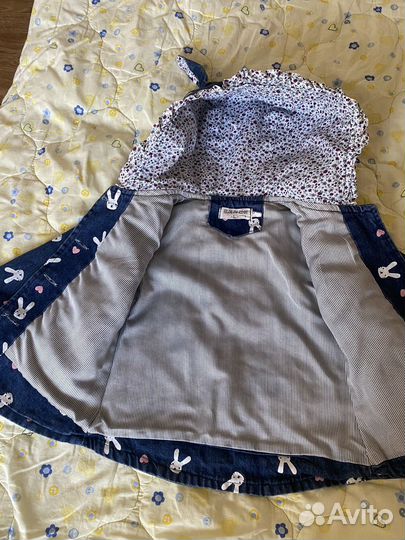 Джинсовая куртка для девочки