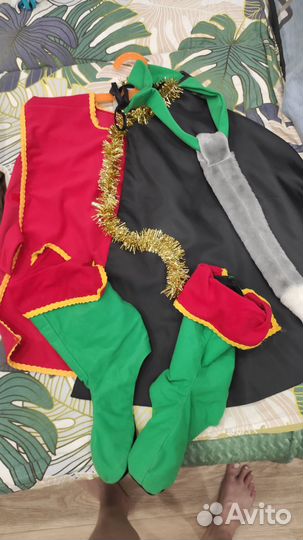 Новогодние костюмы (Снеговик волк заяц пират кот