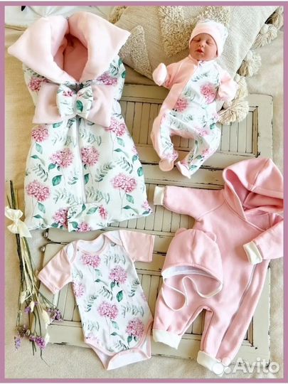 Конверт на выписку для девочки