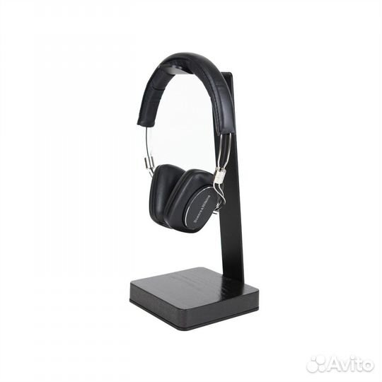Подставка для накладных наушников, черное дерево