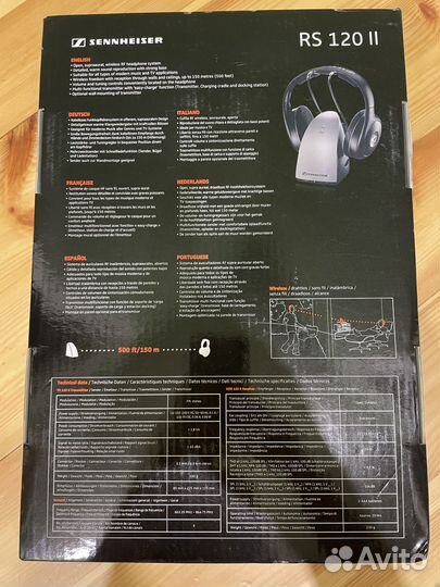 Беспроводные наушники sennheiser - 2 комплекта