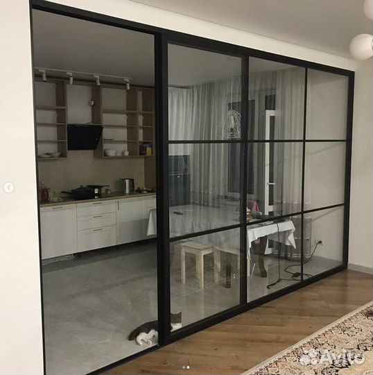 Перегородки раздвижные для зонирования комнаты