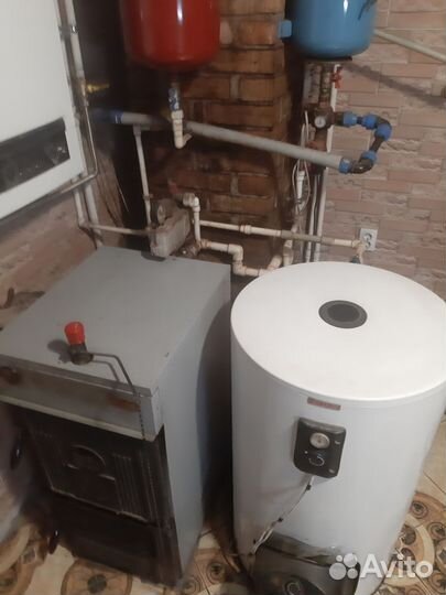 Твердотопливный котел бу
