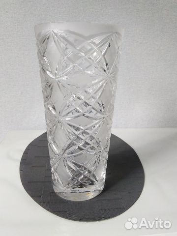 Ваза для цветов хрустальная