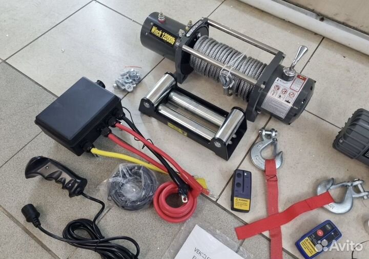 Лебедка автомобильная electric winch 12000 lbs