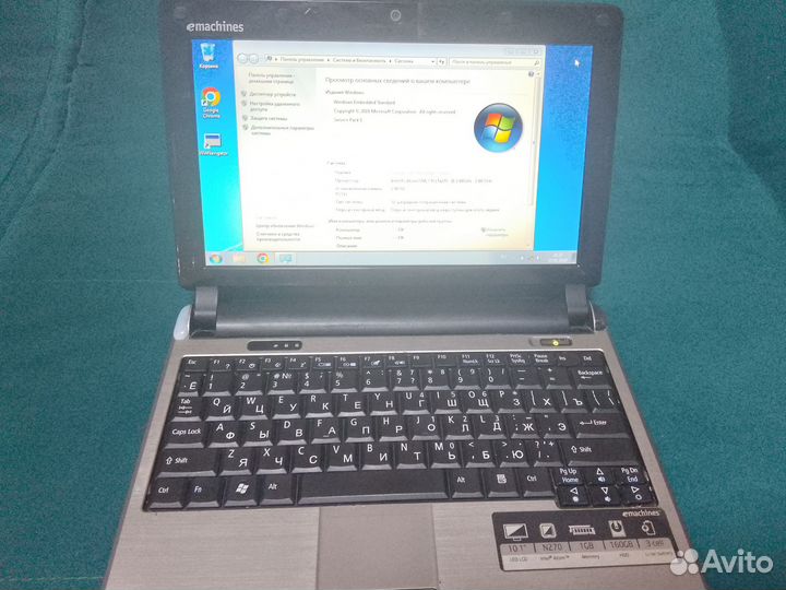 Нетбук eMachines em250