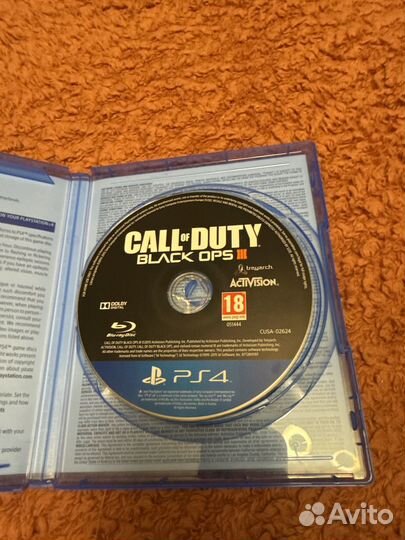 Call of duty black ops 3 ps4 диск