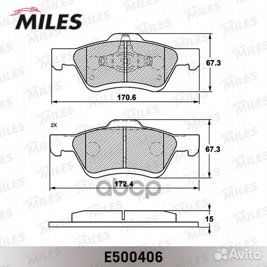 Колодки тормозные ford maverick/mazda tribute
