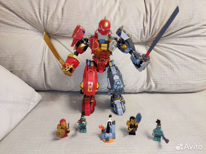 Lego Ninjago 71720 Каменный робот огня