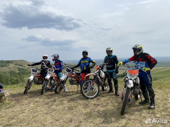 Тур на эндуро мотоциклах в гору 
