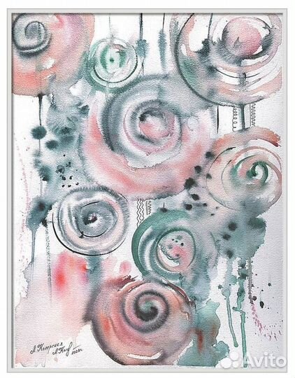 Картина Абстрактная акварель