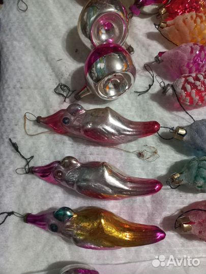 Елочные игрушки СССР