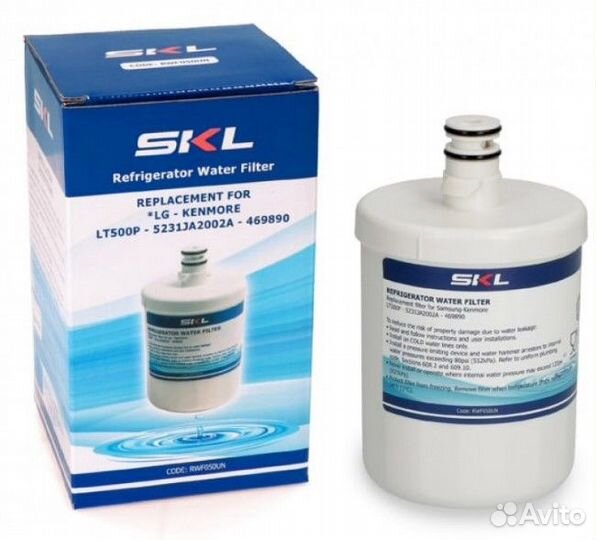 Фильтр для воды холодильника LG LT500P RWF050UN