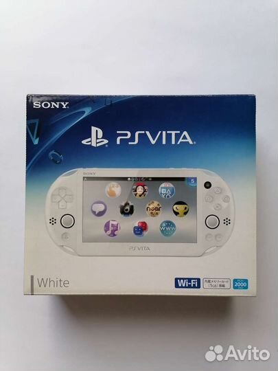 Ps vita slim White pch-2000, Японская версия