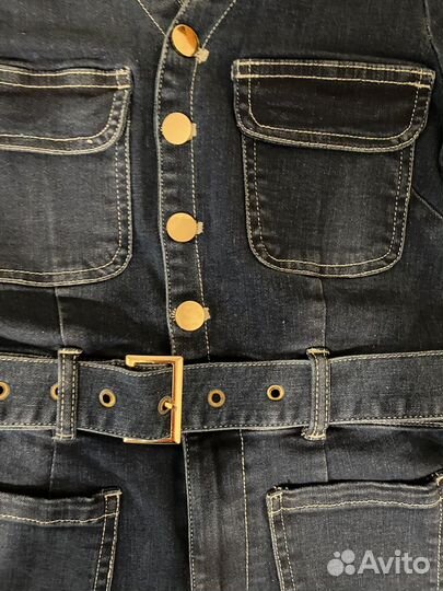 Джинсовый комбинезон