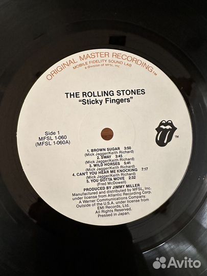 The Rolling Stones Sticky Fingers, mfsl 1-060, NM