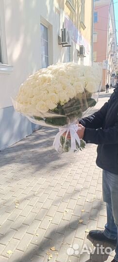 Букет из 101 розы. Цветы с доставкой