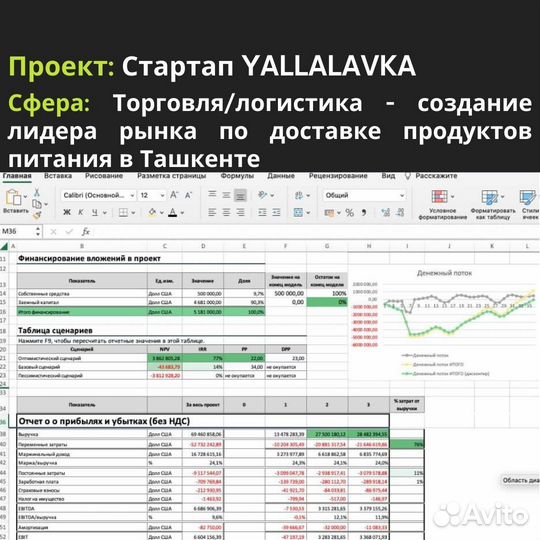 Разработка бизнес-плана для международного стартап