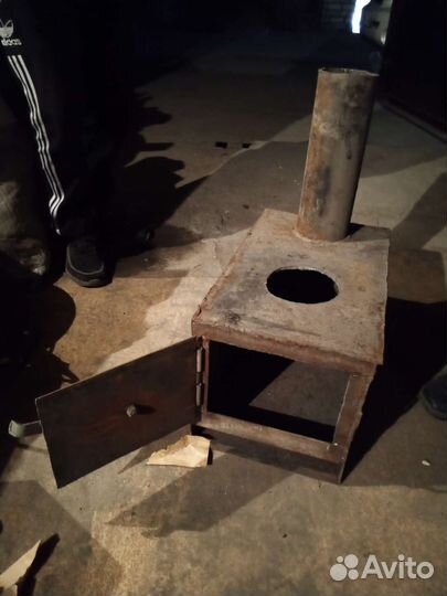 Печь буржуйка чугунная