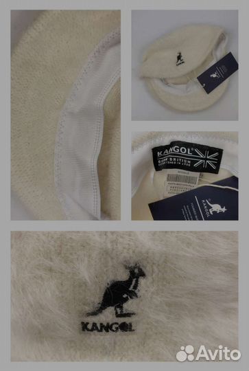 Кепи панама из ангоры и вельвета 507 Kangol Кангол