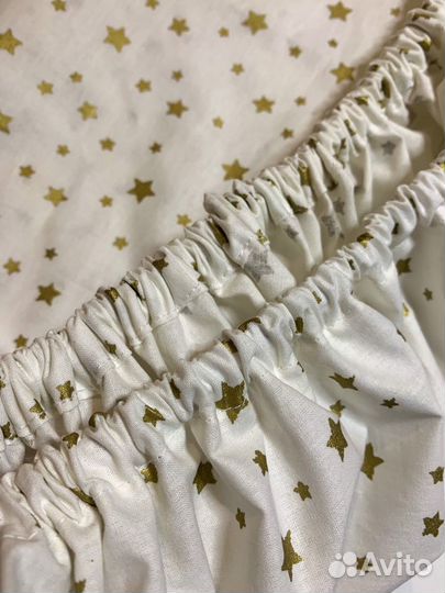 Детская простынь на резинке 120 60