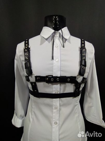 Портупея натуральная кожа(ручная работа)