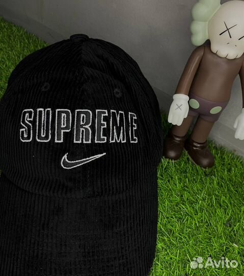 Кепка Nike x Supreme (черная )
