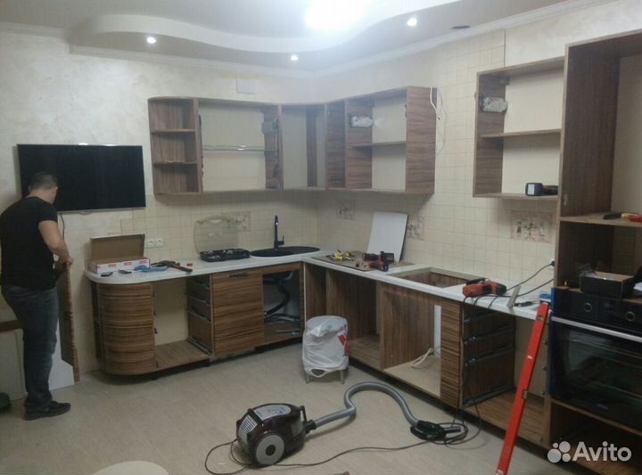 Сборка и разборка мебели шкафы столы кухни