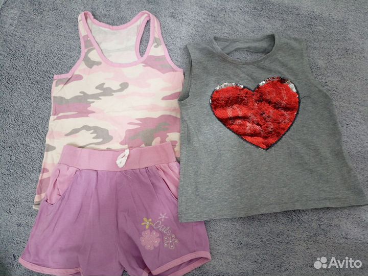 Одежда пакетом для девочки 116-122