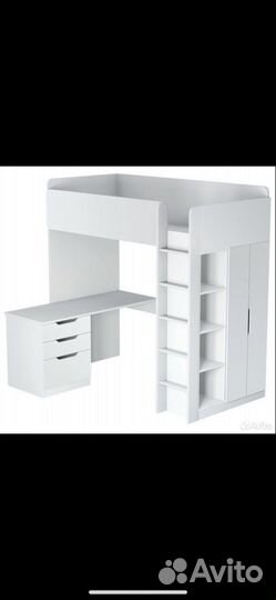 Кровать чердак IKEA стува