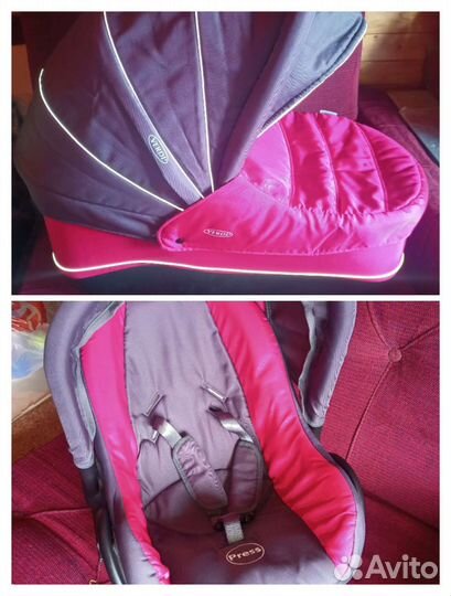 Люлька и автолюлька от коляски Zipy Verdi 3 в 1