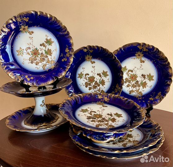 Антикварный сервиз. На 6 персон. Франция