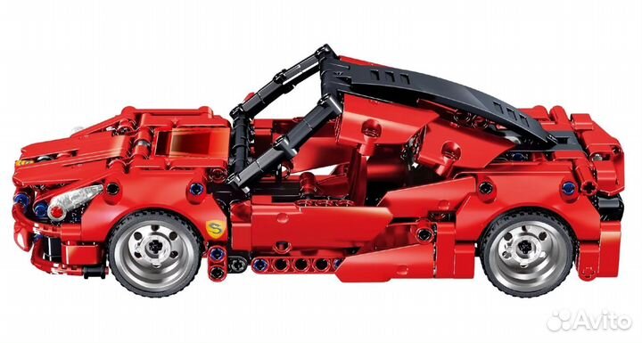 Конструктор - Красная гоночная машина Ferrari 458