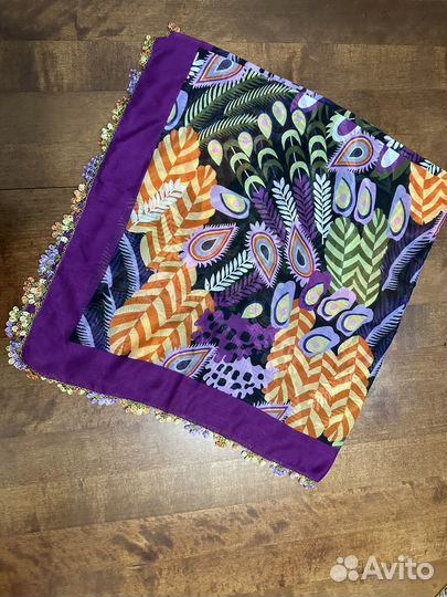 Платки хб с шелковой вышивкой